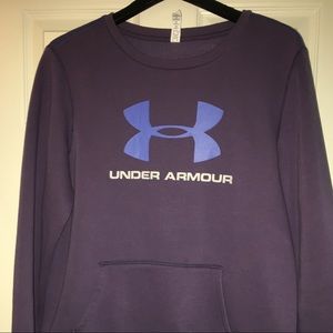 Under Armour Purple Crew Neck Sweatshirt